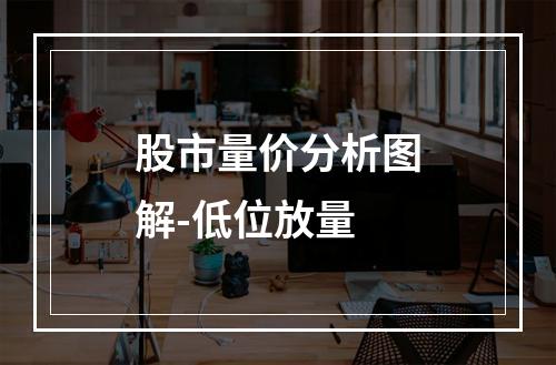 股市量价分析图解-低位放量