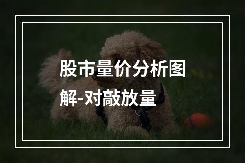 股市量价分析图解-对敲放量
