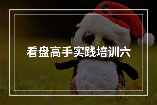 看盘高手实践培训六