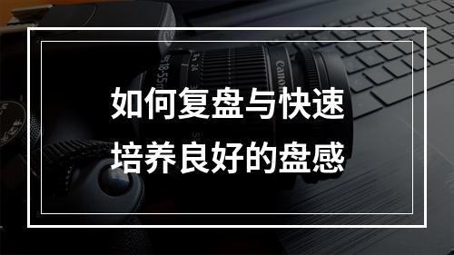 如何复盘与快速培养良好的盘感