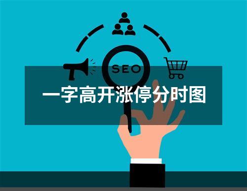 一字高开涨停分时图