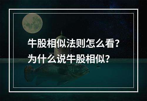 牛股相似法则怎么看？为什么说牛股相似？