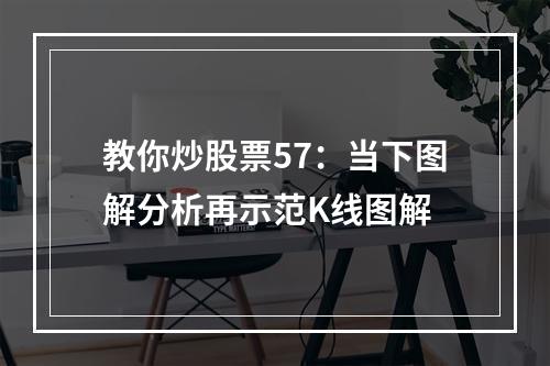 教你炒股票57：当下图解分析再示范K线图解