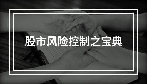 股市风险控制之宝典