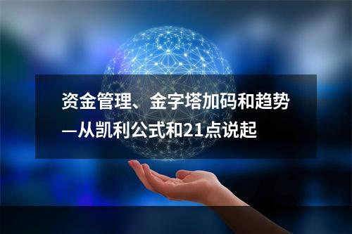 资金管理、金字塔加码和趋势—从凯利公式和21点说起
