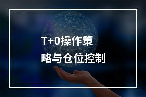 T+0操作策略与仓位控制