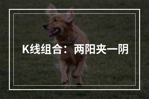 K线组合：两阳夹一阴