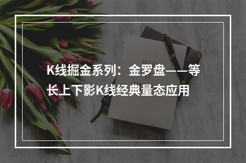 K线掘金系列：金罗盘——等长上下影K线经典量态应用