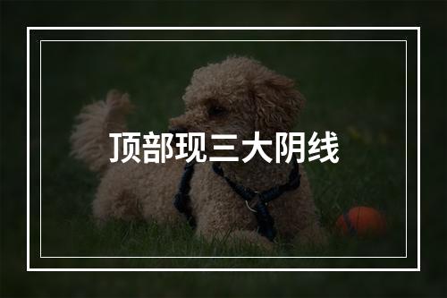 顶部现三大阴线