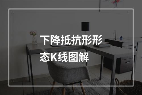 下降抵抗形形态K线图解