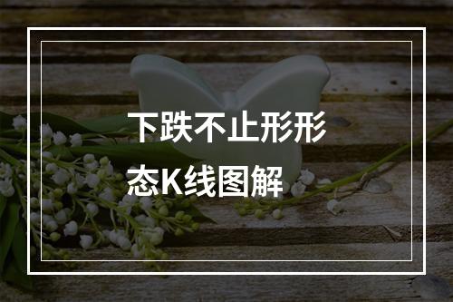 下跌不止形形态K线图解