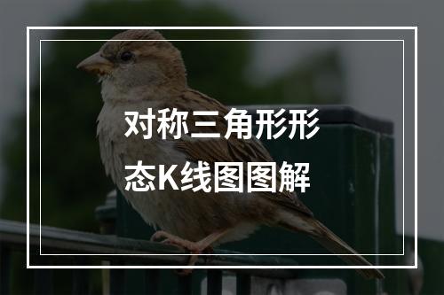 对称三角形形态K线图图解